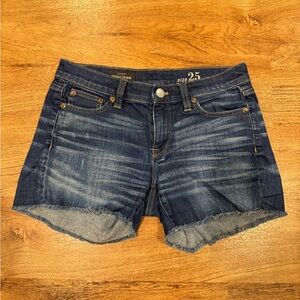 J. Crew Indigo Denim Shorts Women's, sz. 25